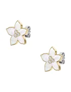 Fossil обици дамски от неръждаема стомана седеф Sutton JF04973710