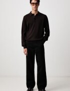 Fred Perry пуловер мъжки с вълна кафяв K4535