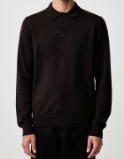 Fred Perry пуловер мъжки с вълна кафяв K4535