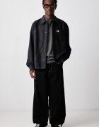 Fred Perry тениска с яка мъжка от памук зелена M3600