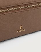 Furla чанта crossbody дамска от кожа Camelia Micro кафява WE00625.HSF000.4489S