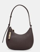 Furla чанта crossbody дамска от кожа Goccia S Shoulder Bag кафява WB01500 BX3353 2460S