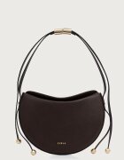 Furla чанта crossbody дамска от кожа Moonstone S кафява WB02348 BX3104 2460S