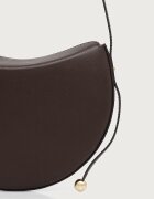 Furla чанта crossbody дамска от кожа Moonstone S кафява WB02348 BX3104 2460S