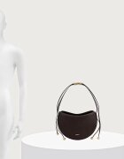 Furla чанта crossbody дамска от кожа Moonstone S кафява WB02348 BX3104 2460S