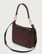 Furla чанта crossbody дамска от кожа Tonie Mini Hobo кафява WE00877.U10000.3244S