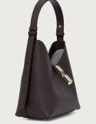 Furla чанта тип хобо дамска от кожа Goccia S Hobo кафява WB01979.BX3353.2460S