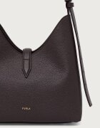 Furla чанта тип хобо дамска от кожа Goccia S Hobo кафява WB01979.BX3353.2460S