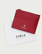 Furla калъф за карти дамски от кожа Camelia S червен WP00388.HSF000.CGQ00