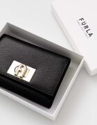 Furla Кожен портфейл дамски в черно