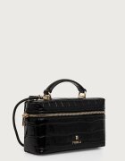 Furla козметична чанта дамска от кожа Camelia Micro черна WE00625.BX4255.O6000