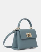 Furla структурирана чанта дамска от кожа тюркоазена WB00109 ARE000 4896S