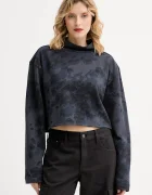 G-Star Памучен суичър Oversized cropped turtle