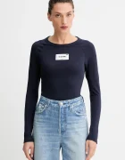 G-Star Памучна блуза с дълги ръкави Embro patch slim