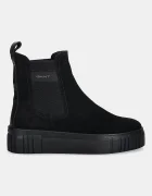Gant Велурени боти челси Snowmont в черно с платформа с изолация 31553098