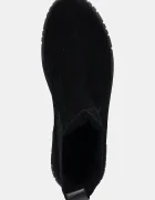 Gant Велурени боти челси Snowmont в черно с платформа с изолация 31553098