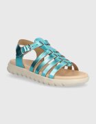 Geox Детски сандали от кожа SANDAL SOLEIMA