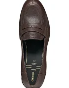 Geox обувки с дебел ток от кожа D WALK PLEASURE 55T кафяви D680VA000LMC6006