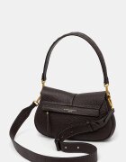 Gianni Chiarini чанта crossbody дамска от кожа HELENA ROUND кафява BS 12718 RNG
