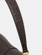 Gianni Chiarini чанта crossbody дамска от кожа HELENA ROUND кафява BS 12718 RNG