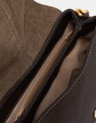 Gianni Chiarini чанта crossbody дамска от кожа HELENA ROUND кафява BS 12718 RNG