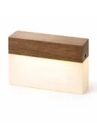 Gingko Design малка LED лампа от орехова дървесина 8 x 25 x 66 cm G082WT