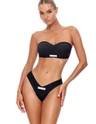 god save queens бикини тип бразилиана дамски SECOND SKIN PANTY CHEEKY черни GSQ-135-121