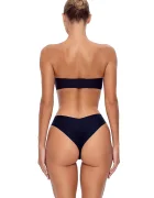 god save queens бикини тип бразилиана дамски SECOND SKIN PANTY CHEEKY черни GSQ-135-121