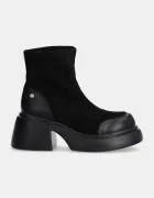 Goe Боти в черно с дебел ток OO2N4153 BLACK