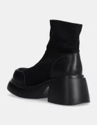 Goe Боти в черно с дебел ток OO2N4153 BLACK