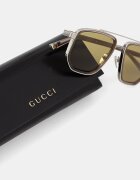 Gucci слънчеви очила мъжки сребърни GG2073S