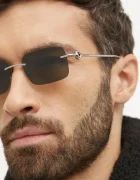 Gucci Слънчеви очила в сребристо GG1703S