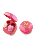 Guess Безжични слушалки Iridescent 4G Printed Logo в розово