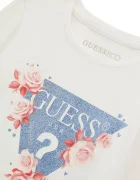 Guess блуза с дълги ръкави за деца от памук бяла K6BI17 K5848