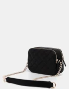 Guess чанта crossbody дамска от имитация на кожа GIULLY черна HWQG96 73140