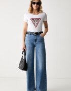 Guess дънки wide leg дамски BELLAGIO сини W6YA1C D1337