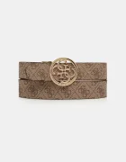 Guess двустранен колан дамски NOELLE бежов BW9166 P4235