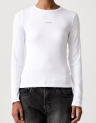 Guess Jeans блуза с дълги ръкави дамска с памук бяла W6BP05 K5470