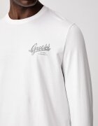 Guess Jeans блуза с дълги ръкави мъжка от памук бежова M6BI13 K5328