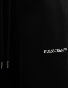 Guess Jeans Памучен спортен панталон в черно с изчистен дизайн W6RB52 K68I4