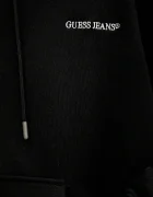 Guess Jeans суичър с цип дамски от памук черен W6RQ32 K68I4