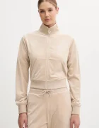 Guess Кадифен суичър COUTURE