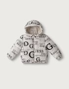 Guess капитонирано яке за деца бежово H6BL03 W4100