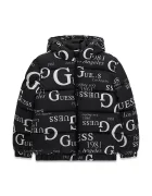 Guess капитонирано яке за деца черно H6BL05 W4160