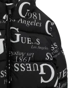 Guess капитонирано яке за деца черно H6BL05 W4160