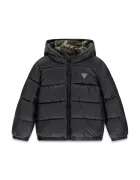 Guess капитонирано яке за деца черно L6YL01 W2655