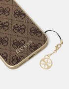 Guess кейс за телефон от имитация на кожа iPhone 16 Plus кафяв GUHCP16MGF4GBR