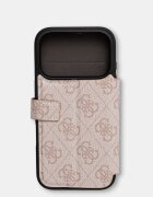 Guess кейс за телефон от имитация на кожа iPhone 17 Pro розов GUBKP17L4GMGPI