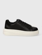Guess Кожени маратонки ELBINA в черно FLPVIB SUE12 FLJELB LEA12
