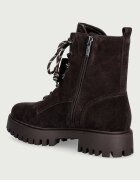 Guess кубинки с платформа дамски от велур FIZZLE кафяви FLFFIZ SUE10